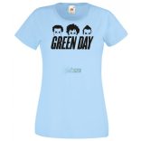 Green Day stencil minima női rövid ujjú póló