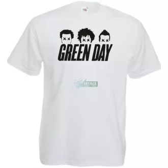 Green Day stencil minima férfi rövid ujjú póló