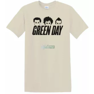 Green Day stencil minima férfi rövid ujjú póló