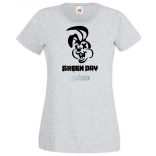 Green Day nyuszi stencil minima női rövid ujjú póló