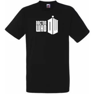 Dr Who férfi rövid ujjú póló