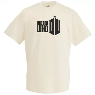 Dr Who férfi rövid ujjú póló