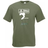 Eat Sleep Guitar férfi rövid ujjú póló