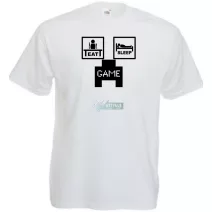 Eat Sleep és EKG mintás gyerek póló