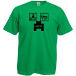 Eat Sleep Game Minecraft gyerek rövid ujjú póló