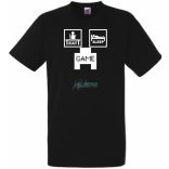 Eat Sleep Game Minecraft gyerek rövid ujjú póló