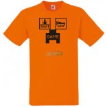 Eat Sleep Game Minecraft gyerek rövid ujjú póló