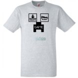 Eat Sleep Game Minecraft gyerek rövid ujjú póló