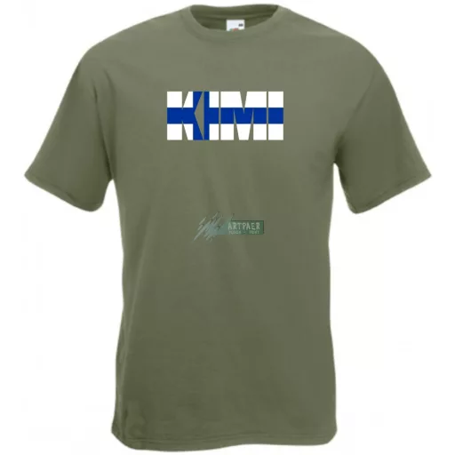 Fin Formula zászló Kimi férfi rövid ujjú póló