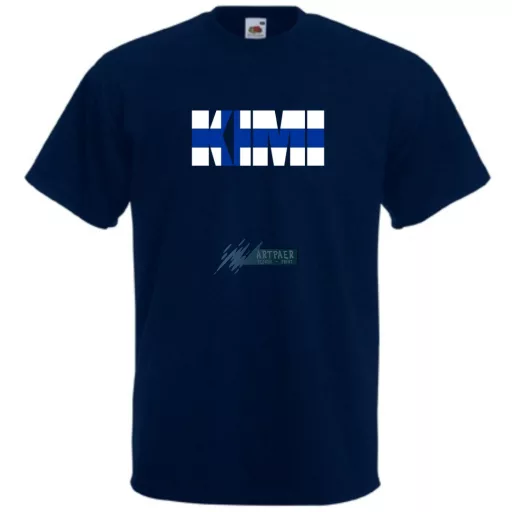 Fin Formula zászló Kimi férfi rövid ujjú póló