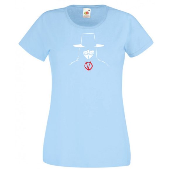 V for Vendetta női rövid ujjú póló