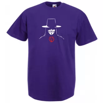 V for Vendetta férfi rövid ujjú póló