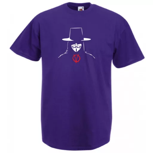 V for Vendetta férfi rövid ujjú póló