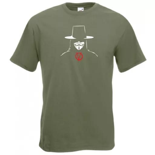 V for Vendetta férfi rövid ujjú póló