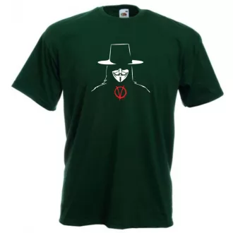 V for Vendetta férfi rövid ujjú póló
