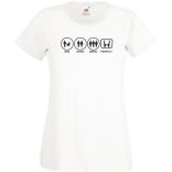 Bad Good Perfect Autó női rövid ujjú póló