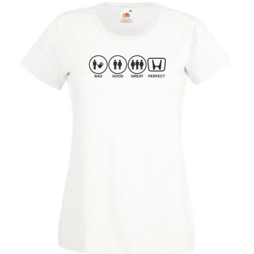 Bad Good Perfect Autó női rövid ujjú póló