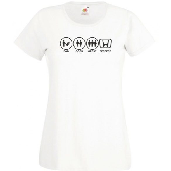 Bad Good Perfect Autó női rövid ujjú póló