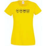 Bad Good Perfect Autó női rövid ujjú póló