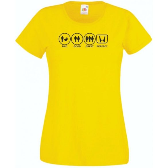 Bad Good Perfect Autó női rövid ujjú póló