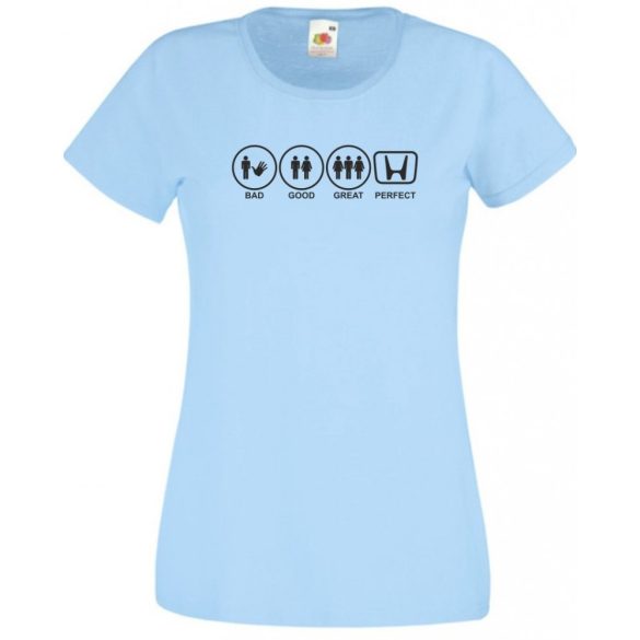 Bad Good Perfect Autó női rövid ujjú póló