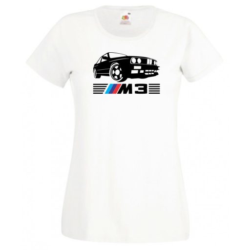 Autó fan M3 női rövid ujjú póló