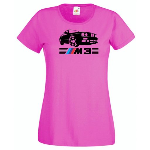 Autó fan M3 női rövid ujjú póló