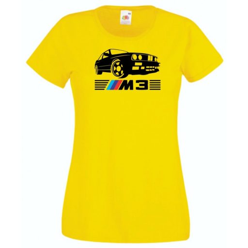 Autó fan M3 női rövid ujjú póló