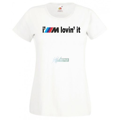 I'm lovin' it női rövid ujjú póló