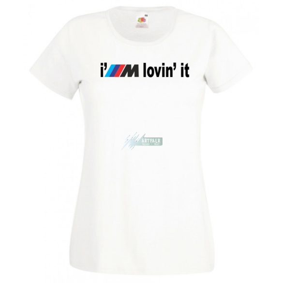 I'm lovin' it női rövid ujjú póló