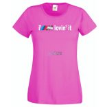I'm lovin' it női rövid ujjú póló