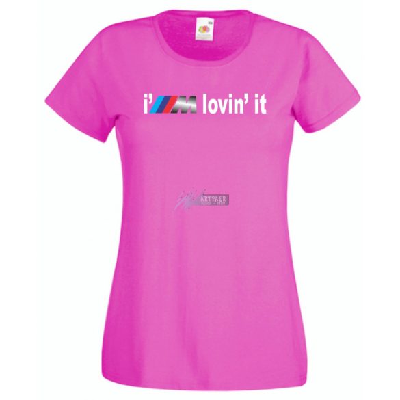 I'm lovin' it női rövid ujjú póló