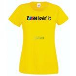 I'm lovin' it női rövid ujjú póló