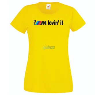 I'm lovin' it női rövid ujjú póló