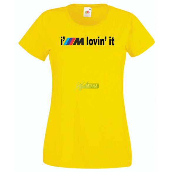 I'm lovin' it női rövid ujjú póló