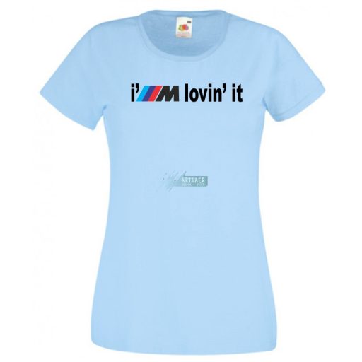 I'm lovin' it női rövid ujjú póló