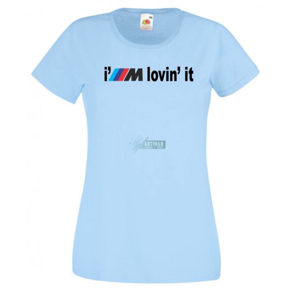 I'm lovin' it női rövid ujjú póló