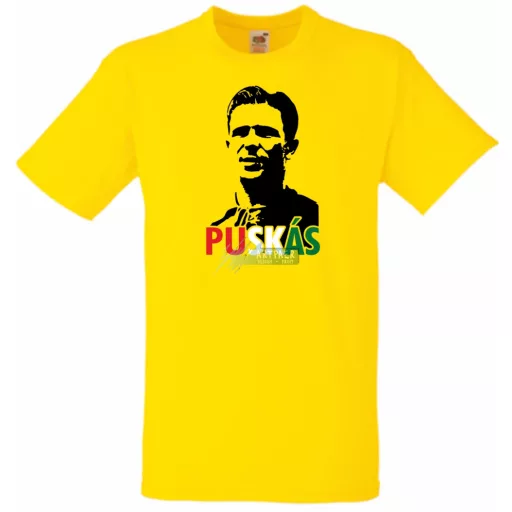Foci Legenda - Puskás, rajongó férfi rövid ujjú póló
