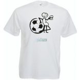 Söröző, foci szurkoló férfi rövid ujjú póló