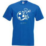 Söröző, foci szurkoló férfi rövid ujjú póló