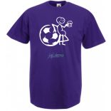 Söröző, foci szurkoló férfi rövid ujjú póló