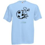 Söröző, foci szurkoló férfi rövid ujjú póló