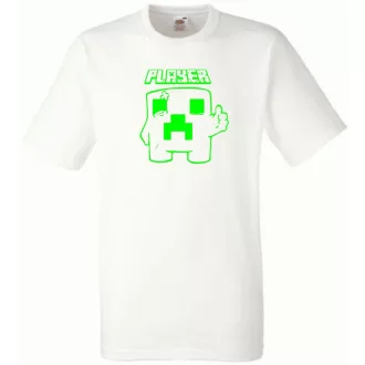   Sebesült játékos - Minecraft stílus gyerek rövid ujjú póló