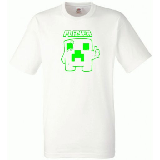 Sebesült játékos - Minecraft stílus gyerek rövid ujjú póló
