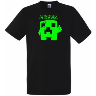   Sebesült játékos - Minecraft stílus gyerek rövid ujjú póló