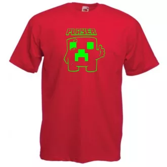   Sebesült játékos - Minecraft stílus gyerek rövid ujjú póló