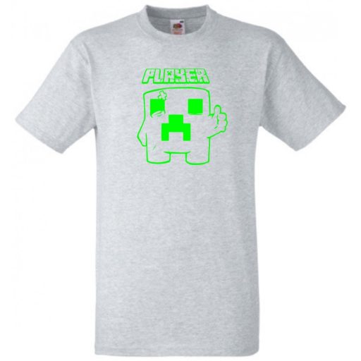 Sebesült játékos - Minecraft stílus gyerek rövid ujjú póló