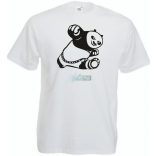 Panda harcos gyerek rövid ujjú póló