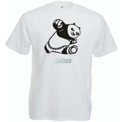 Panda harcos gyerek rövid ujjú póló