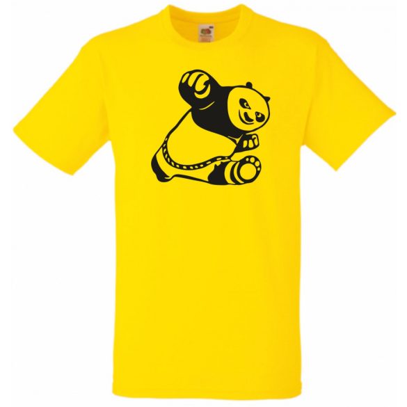 Panda harcos gyerek rövid ujjú póló